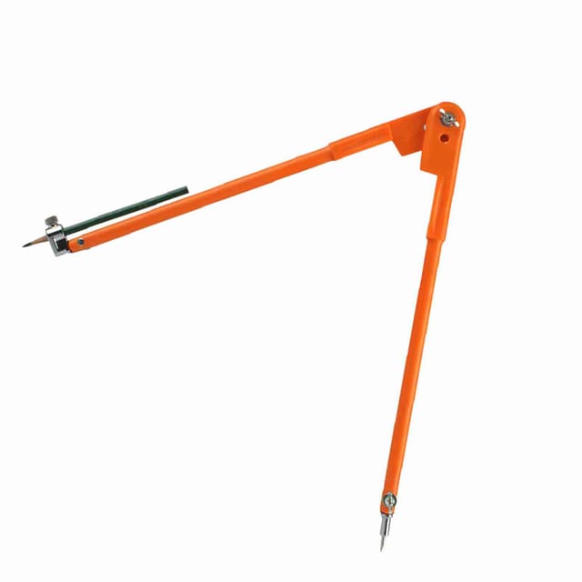 Großer Schreinerzirkel, Großer Industriezirkel Für Die Parkplanung, Multifunktionale Runde Schublade, Extra Großer Zirkel, Edelstahlausführung, Kleiner Zirkel.