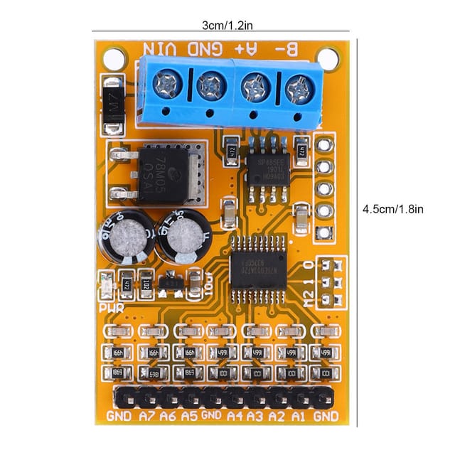 Funktionscode R4ava07: 7-kanal-rs485-analogspannungserfassungseinheit (can, Modbus Rtu 03 06)