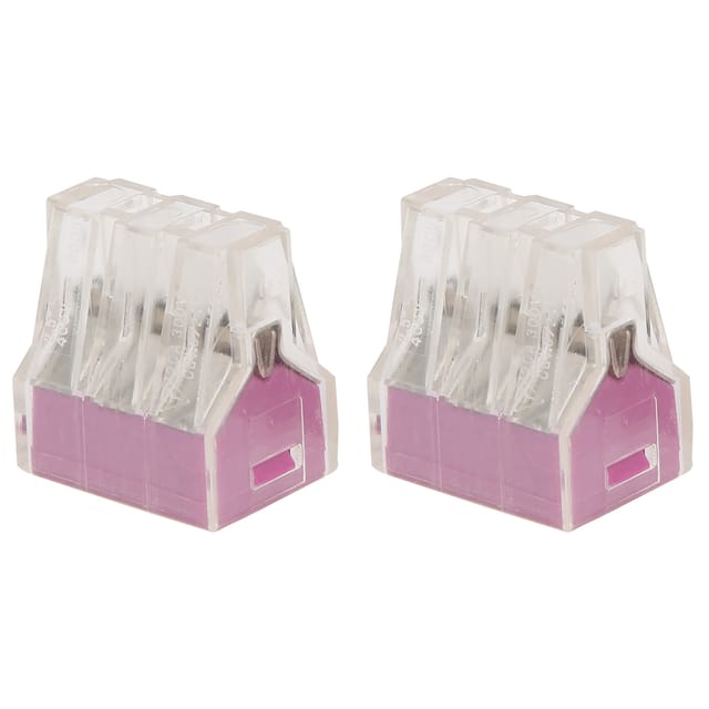 Packung Mit 100 Pct-schnellanschlussklemmen, Universelle Gebäudeklemmen Mit Flexiblen Und Starren Drähten, Hochstromklemmen, Parallelverbinder Pct-106/108pct-106