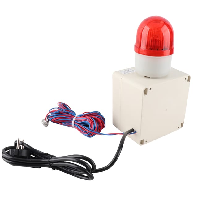 220v Wasserstandsalarm - Warnung Bei Niedrigem Wasserstand, Überlauf, Leckage Und Wassermangel Mit Schalldämpfer Xdsw01 (wassermangel, Ohne Montagehalterung)
