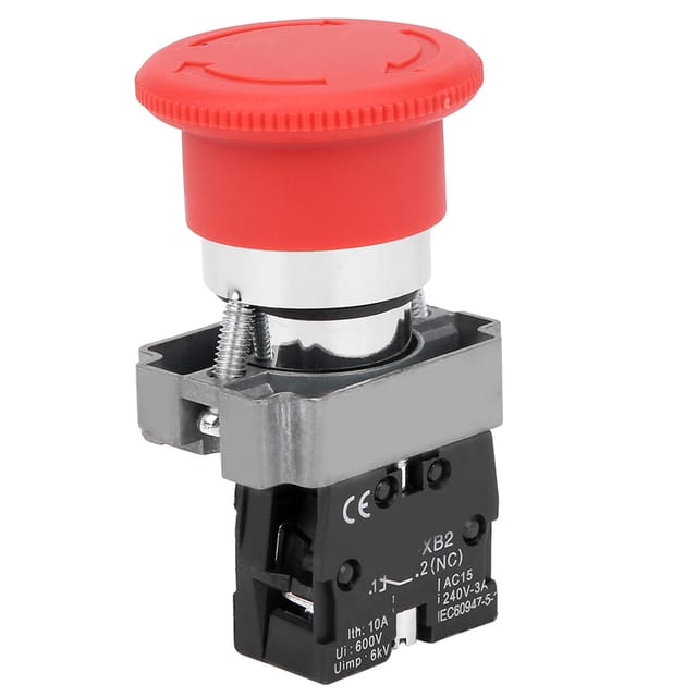 Berm@ Bem-xb2-01zs Not-aus-taster, 10er-packung, 240 V
