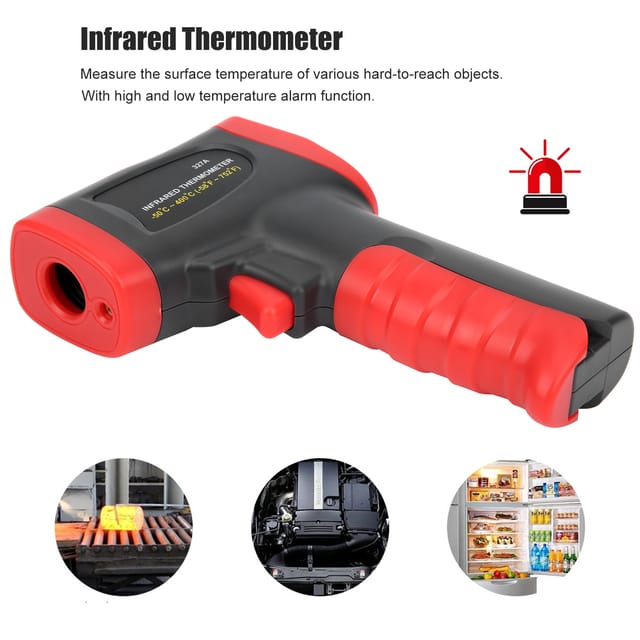 Wt327a -50℃-400℃ Berührungsloses Infrarot-thermometer, Auch Geeignet Zur Messung Der Wassertemperatur.