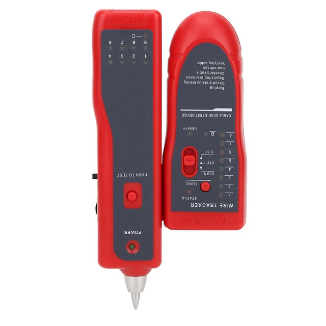 Yonghang Multifunktions-kabeldetektor/-tester, Netzwerkkabelortungsgerät, Werkzeug Zur Prüfung Der Netzwerksignalkontinuität, Kabeltester