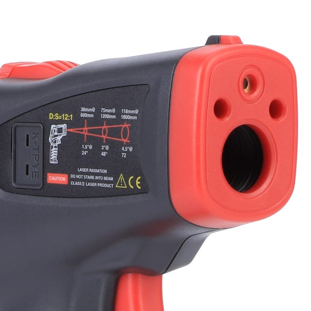 Wintact Wt323d -50℃-850℃ Berührungsloses Thermometer, Geeignet Zur Messung Der Wassertemperatur, Industrielle Temperaturmessgeräte.