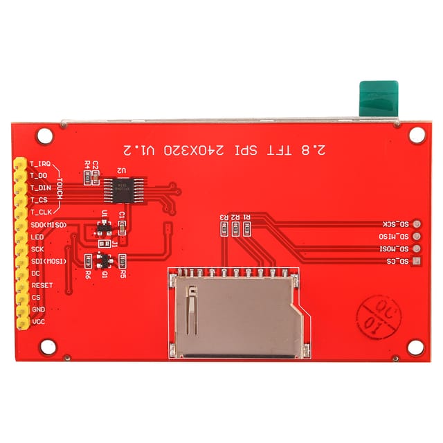 2,8-zoll-tft-lcd-bildschirm Mit Spi-seriellanschluss, Leiterplatte Und Touchscreen