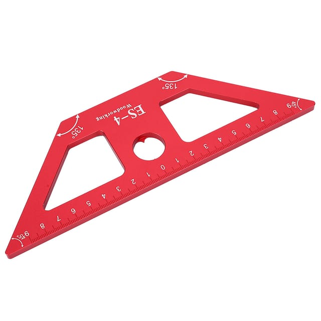 Es-4 Rote Holzbearbeitungs-markierungslineal