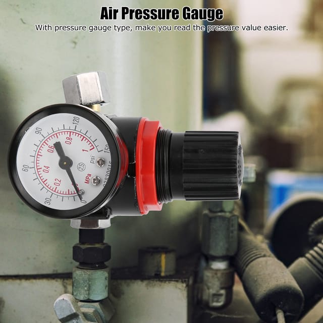 G1/4 150 Psi Regler, Manometer, Zubehör Für Farbpistolen, Pneumatischer Regler, Druckregelventil