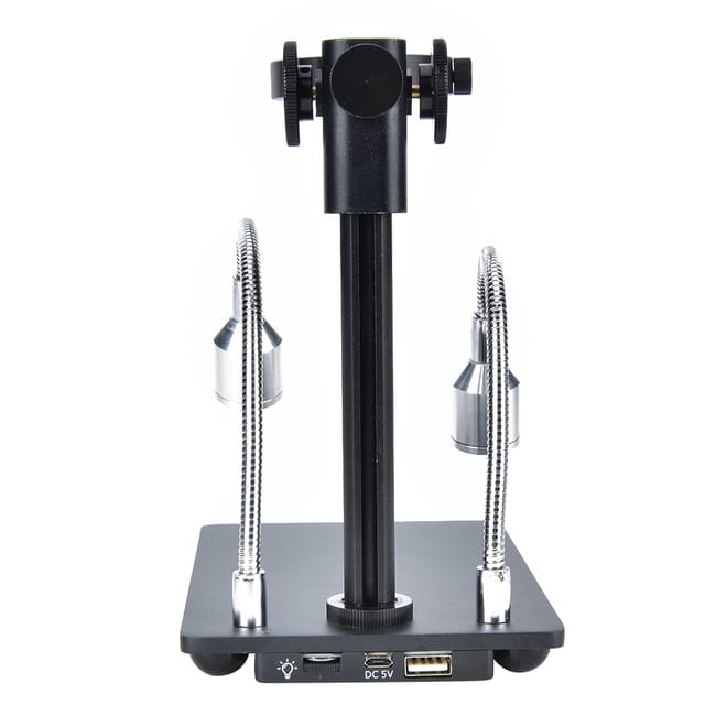 Mikroskopstativ Aus Aluminiumlegierung, Geeignet Für Die Meisten 50-mm-digitalmikroskopmodelle, Europäischer Standard 100-240 V.
