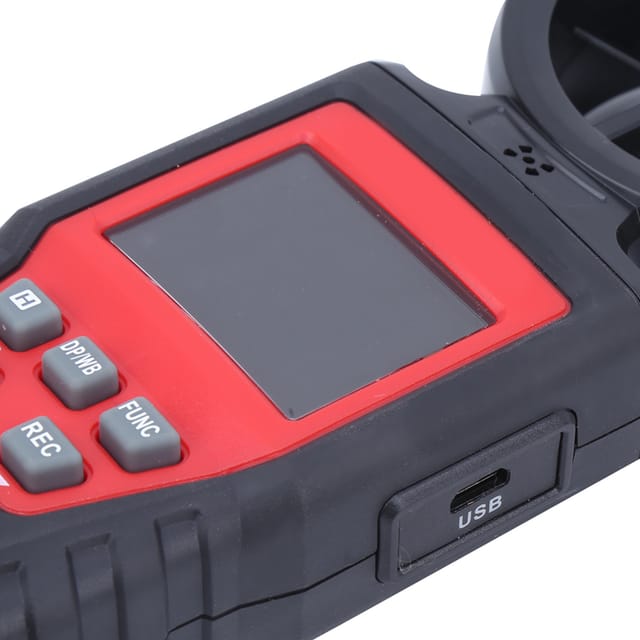 Das Anemometer Maiyilong Ht625b Ist Ein Handanemometer, Das Windgeschwindigkeit, Luftvolumen, Temperatur Und Luftfeuchtigkeit Messen Kann.