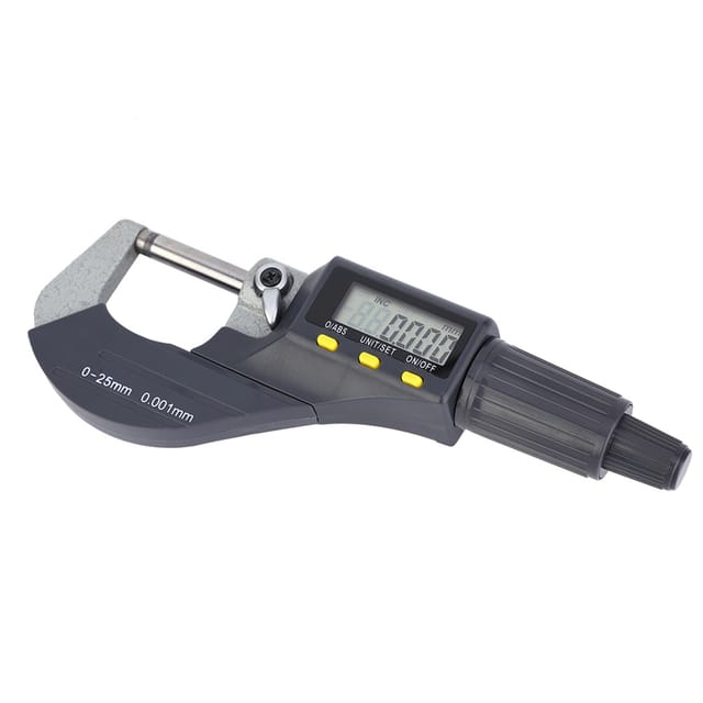 Digitales Elektronisches Mikrometer 0,001 Mm, 0–25 Mm