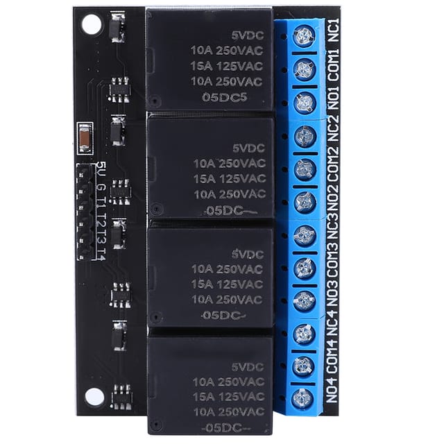 4-kanal-selbstverriegelndes Bistabiles Relaismodul Sl25a04 5v, Mikrocontrollergesteuerter Low-level-drucktaster