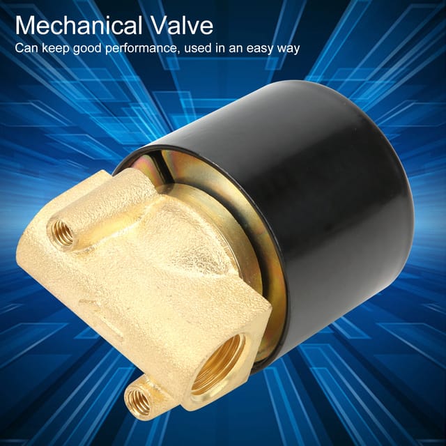 G1/4″ Messing-direktantriebs-magnetventil, Normalerweise Geschlossen, Für Wasser, Luft Und 220 V Wechselstrom