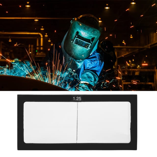 1 Schweißerlinse, 1,25 Polycarbonat-vergrößerungsglas