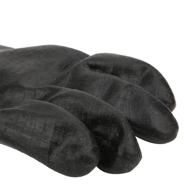 Robuste Neopren-gummihandschuhe, Beständig Gegen Hohe Temperaturen, Heiße Ölspritzer, Dampf Und Grillroste Flammhemmend, Wärmeisolierend, Säure- Und Laugenbeständig Und Ölabweisend.