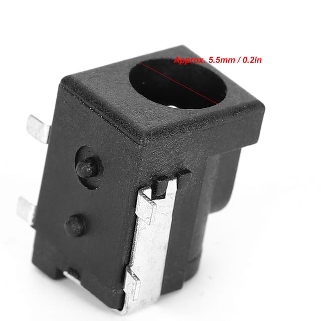 Gleichstrom-steckverbinder (dc050, 5,5 X 2,1 Mm), Erhältlich In 20er-packungen. Es Handelt Sich Um Umweltfreundliche, Hochtemperaturbeständige, Oberflächenmontierbare Lötplatinen Mit 4 Pins.