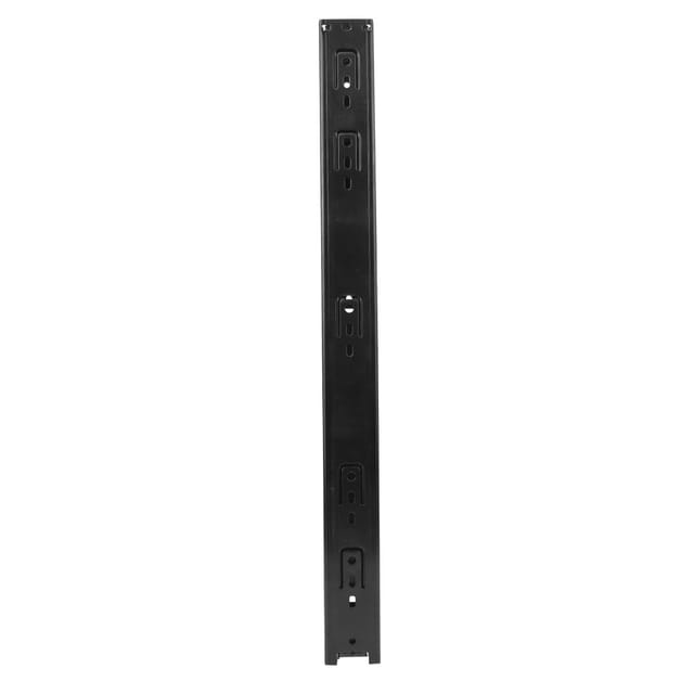 1 Paar 22-zoll (56 Cm) Lange, Dreiteilige, Teleskopierbare Kugellagerführungen Aus Kaltgewalztem Stahl, Schwarz
