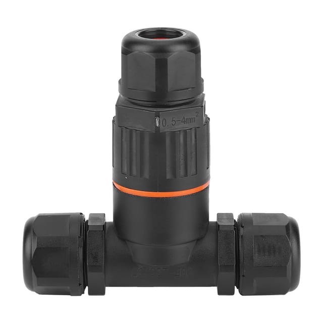 Ip68 Typ T Wasserdichter Kabelverbinder Cdf-200/3t, Dreiadriger Wasserdichter Verbinder Für Außenbeleuchtungskörper.