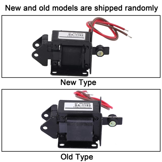 Solenoid-druckzug-elektromagnet Sa-1192 Ac, 220 Vac, 7,8 N, 10 Mm Hub.