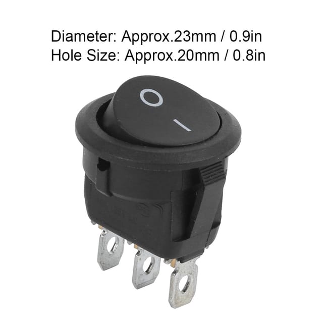 23 Mm Miniatur-rundkippschalter