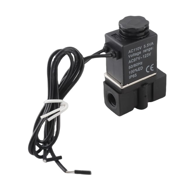 Ac110v 2p025-06 Schnellansprechendes Magnetventil, 2 Positionen, 2 Wege, G1/8 Gewinde", Kunststoff.