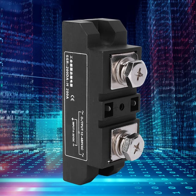 Ssr-200da-h Industrielles Halbleiterrelais, Hochleistungsrelais