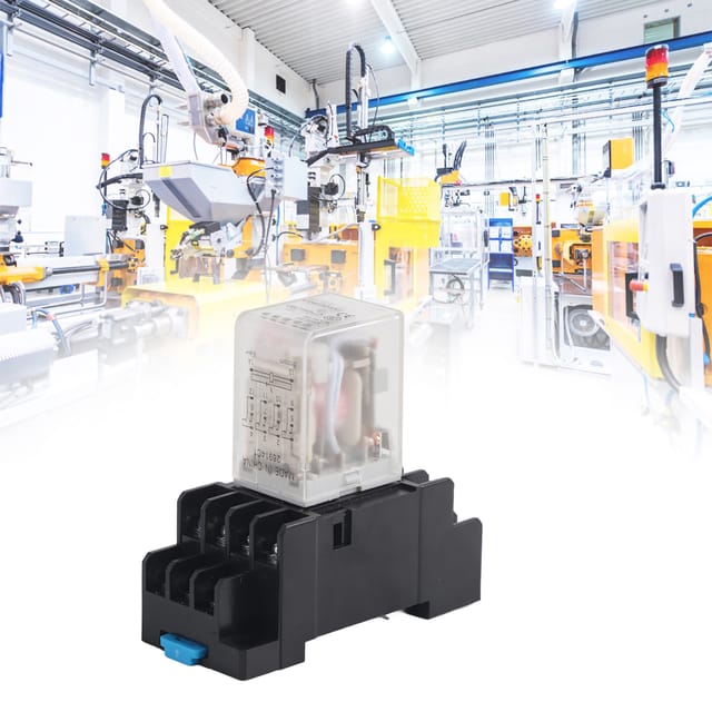 Hh54p Miniatur-elektromagnetisches Zwischenrelais-kit Mit Sockel