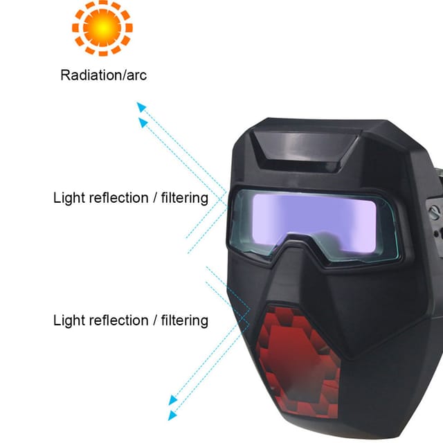 Automatische Schweißmaske Mit Variabler Spannung Und Schutzhelm Für Das Lichtbogenschweißen