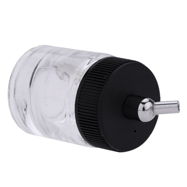 Glas-airbrushflasche Für Beauty- Und Nageldesign, Professionelles Airbrush-zubehör T02