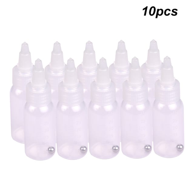 Td-04pp 35ml Korrosionsbeständige, Spitz Zulaufende Flüssigkeitsaufbewahrungsflaschen, Geeignet Zur Aufbewahrung Korrosiver Flüssigkeiten Wie Farbe, Mit Graduierung, Packung Mit 10 Stück.