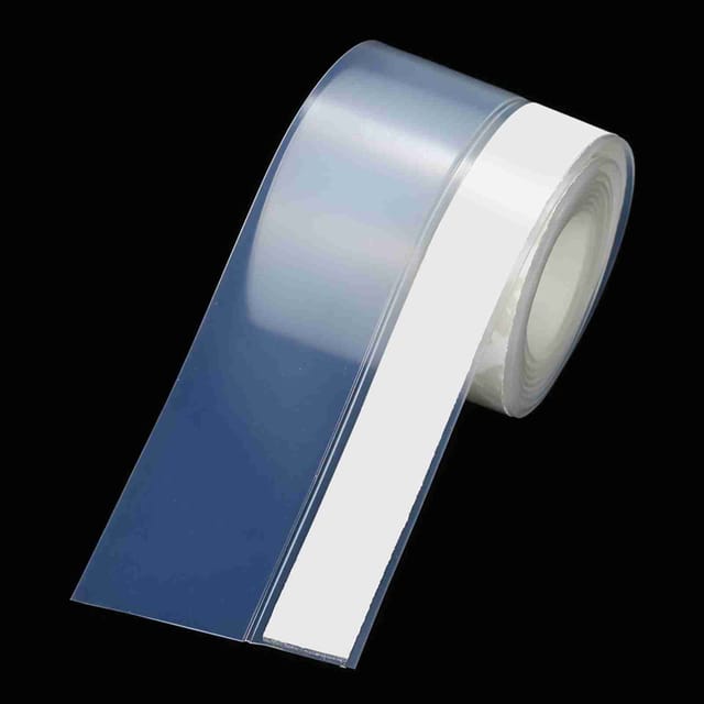 Packung Mit 1 Meter Silikon-dichtungsstreifen, 3m-klebeband, Wind- Und Schalldichte Streifen Für Türen Und Fenster, Hohe Transparenz, 45 Mm.