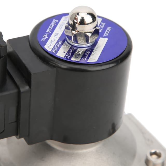 G1"-magnetventil Aus Edelstahl, Stromlos Geschlossen, Direktwirkend, Mit Gekapselter Spule, 24 V Dc