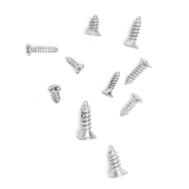 1000 Miniatur-senkkopfschrauben Mit Phillips-gewinde, Vernickelt
