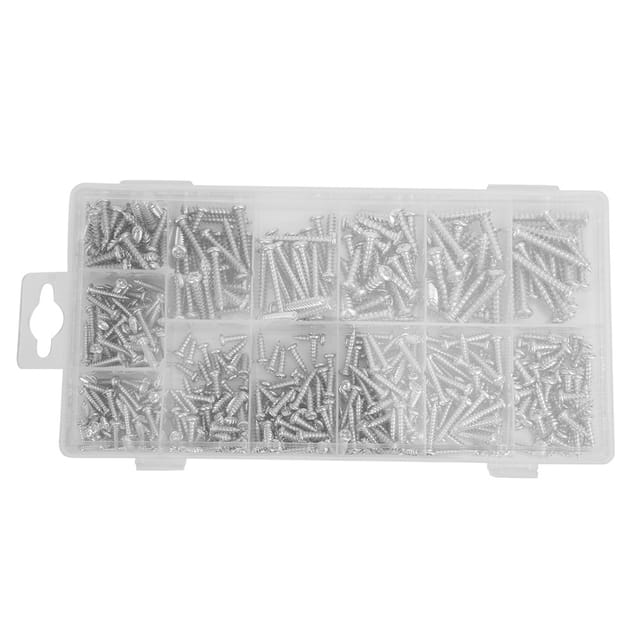 550 Phillips-schrauben Mit Gewölbtem Kopf, Selbstschneidend, Aus Vernickeltem, Silberfarbenem Kohlenstoffstahl, M3, M3,5, M4 Und M5