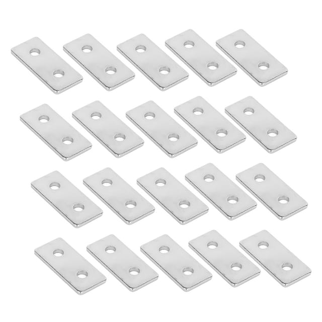 20 Verbindungsstücke Für Aluminiumprofile, Gerade Verbindungsplatte 1840