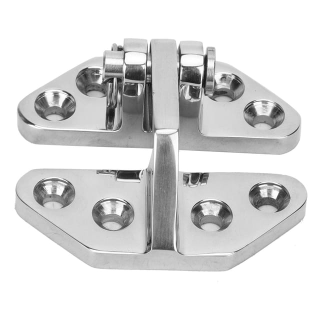 Schmetterlingsscharnier 6671 Mm Aus Edelstahl 316, Hochwertiges Marinezubehör Für Yachten (2er-set)