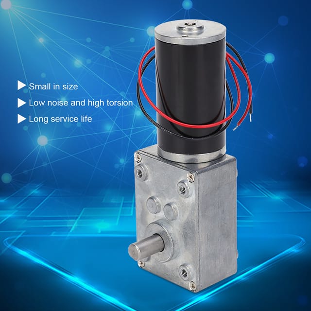 5840gw Permanentmagnet-schneckengetriebemotor, 12 V Dc/24 V Dc, 6 U/min