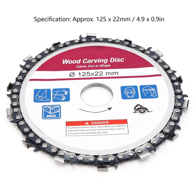 125 Mm (5 Zoll) 14-zahn-winkelschleifer-kettenspule