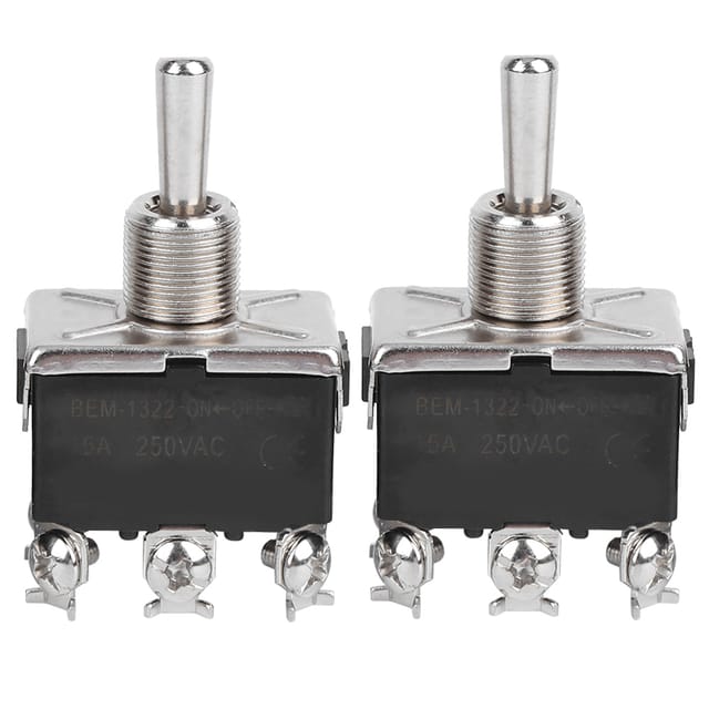 Berm@ Packung Mit 20 Bem-1322 Led-kippschaltern, 6 Pins, 3 Positionen Ein/aus/ein, 15 A, 250 V Wechselstrom