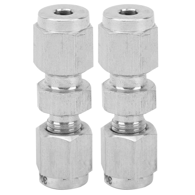 4 Doppelring-reduzierstücke Aus Edelstahl 304, Gerader Doppelring-adapter, Kompressionsrohrverschraubung Ф3/ф4