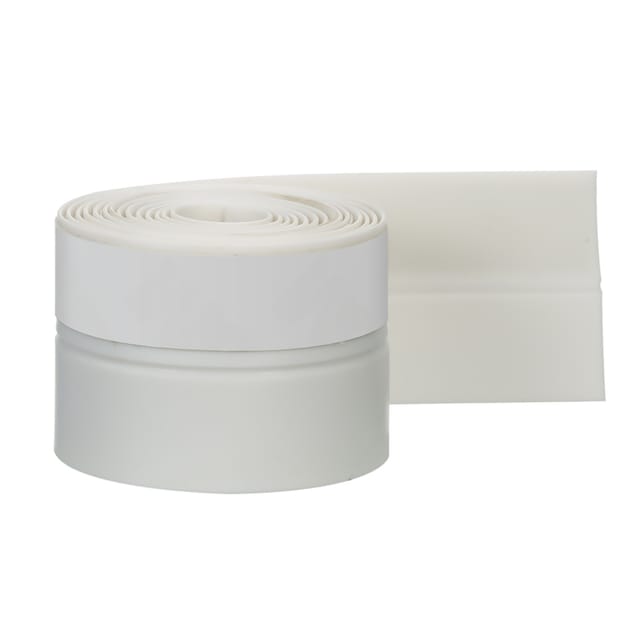 Packung Mit 1 Meter Silikon-dichtungsstreifen, 3m-klebeband, Wind- Und Schalldichte Streifen Für Türen Und Fenster, Weiß, 25 Mm.