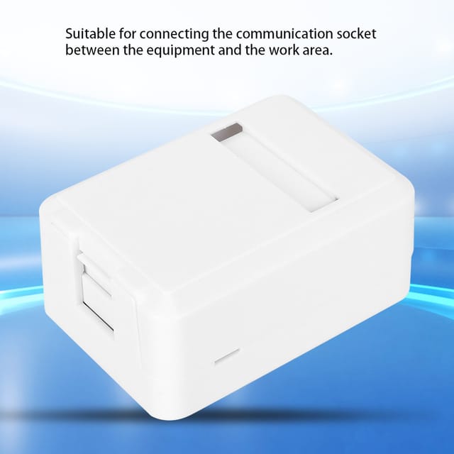 Desktop-gehäuse, Desktop-gehäuse Mit Einem Port, Rj45-8p8c Desktop-informationsgehäuse, Aufputzgehäuse