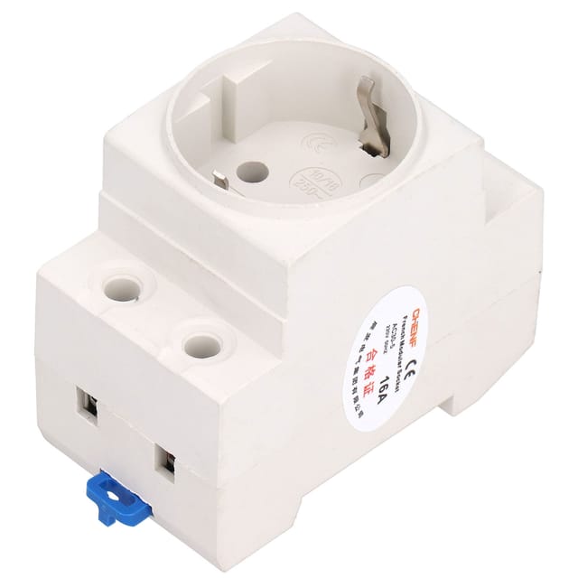Europäische Standard-din-schienensteckdose Ac250v 10-16a