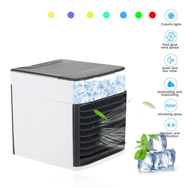 Mini-usb-luftkühler, Multifunktionaler Nebelventilator, Mini-kühler Für Zuhause/studentenwohnheim/büro