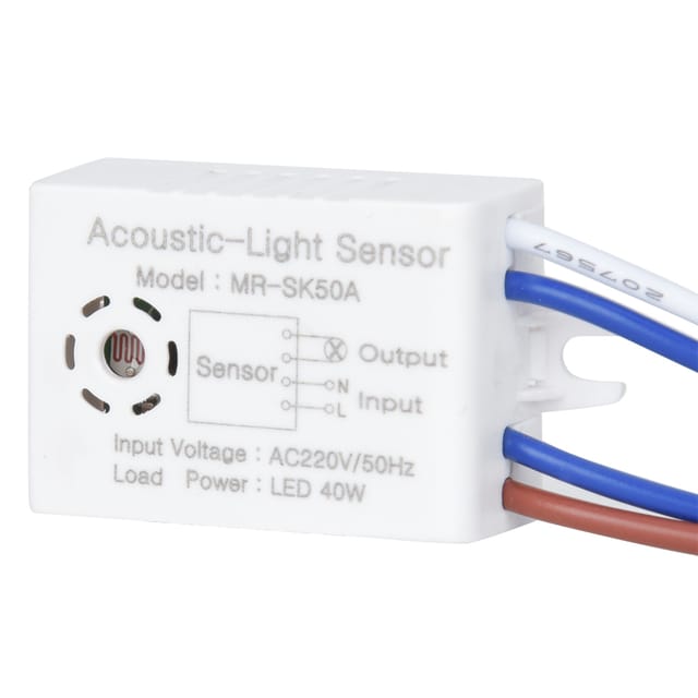 Hochwertiger Led-steuerschalter Mit Akustischer Und Optischer Anzeige Sowie Energiesparendem Sensor Mr-sk50a