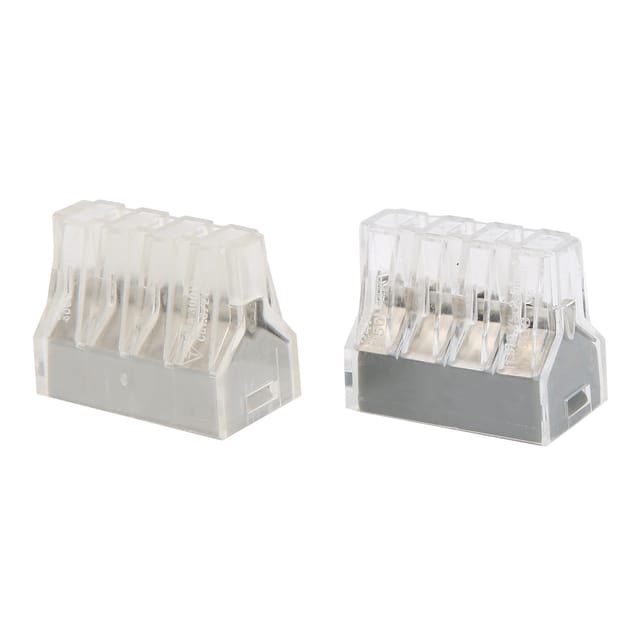 Packung Mit 100 Pct-schnellanschlussklemmen, Universelle Gebäudeanschlussklemmen Für Flexible Und Starre Drähte, Hochstrom-verdrahtungsklemmen, Pct-106/108 Parallelverbinder