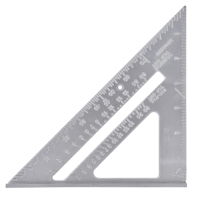 Set Mit 2 Rechtwinkligen Winkelmessern Aus Aluminiumlegierung, 18 Cm (7 Zoll), Für Holzbearbeitung, Winkelmesser, Weiß