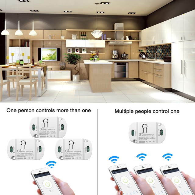 Modifikationsteile Für Den Graffiti Wifi Smart-schalter, Ferntimer, Kompatibel Mit Alexa Und Google Home