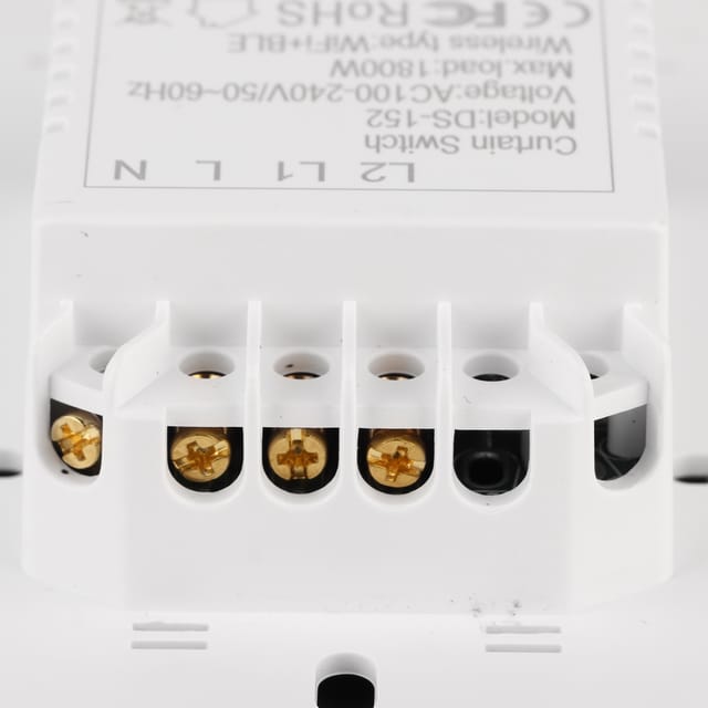 Wlan-smart-schalter Zur Fernsteuerung Eines Standardmäßigen Amerikanischen Smart-vorhangschalters 100-240v Ac Ds-152