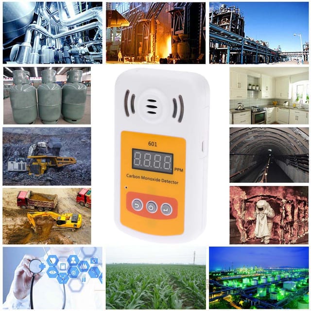 Kohlenmonoxidmelder Mit Akustischem Und Optischem Alarm 601