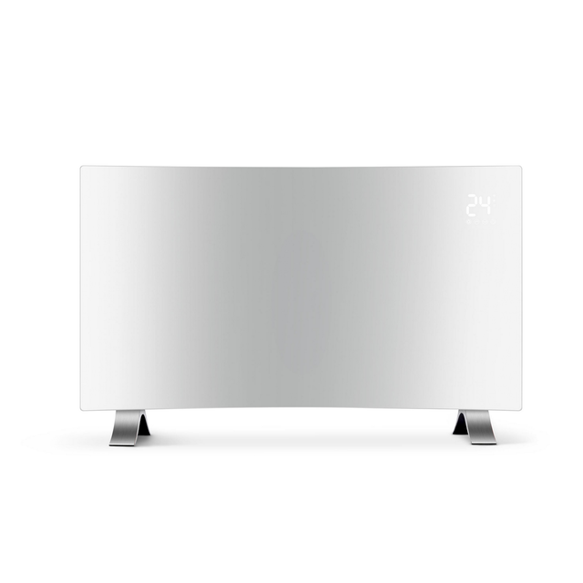 Glas-Wärmekonvektor 'Dallas' mit Wifi weiß 2000 W